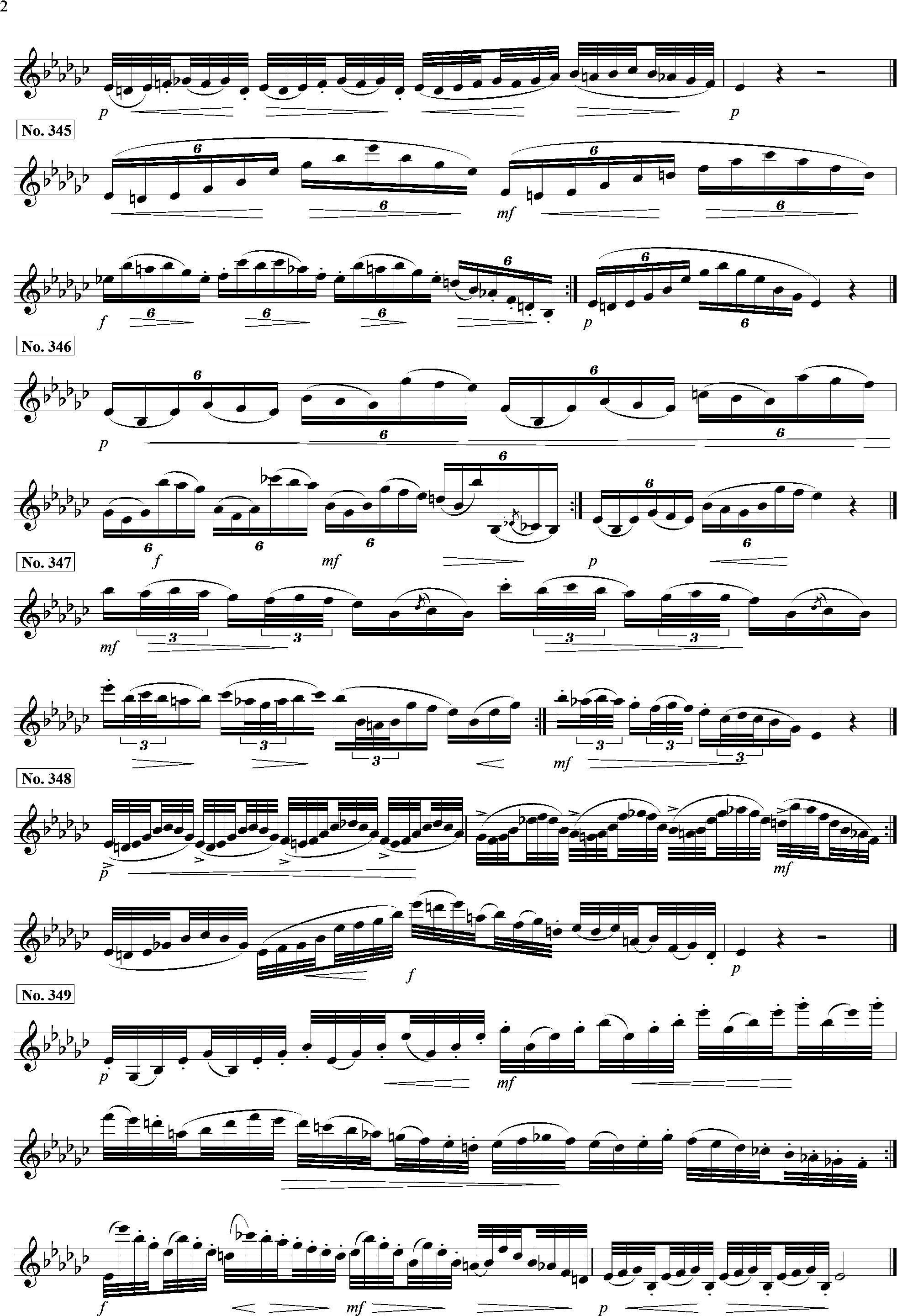 416 etudes, Eb- minor, kröpsch, page 2